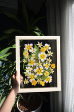 Load image into Gallery viewer, Light Oak 11"x14" Rectangular Frame Custom Floral Preservation