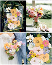 Load image into Gallery viewer, Golden 11"x14" Rectangular Frame Custom Floral Preservation
