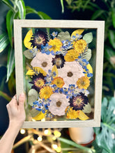 Load image into Gallery viewer, Light Oak 11"x14" Rectangular Frame Custom Floral Preservation