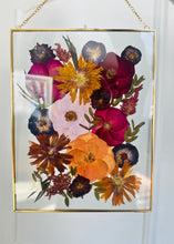 Load image into Gallery viewer, Golden 11"x14" Rectangular Frame Custom Floral Preservation