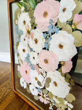 Load image into Gallery viewer, Walnut 16"x20" Rectangular Frame Custom Floral Preservation