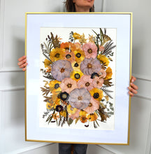 Load image into Gallery viewer, Custom Floral Preservation, Framed Pressed Flowers, Wedding Flowers Keepsake