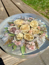 Load image into Gallery viewer, Custom Floral Resin Slabs - Bridal Bouquets, Memorial Flowers, dried flower preservation