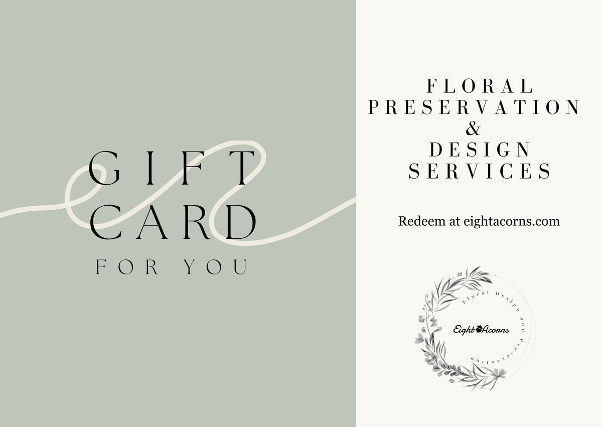 Flower Preservation Gift Cards