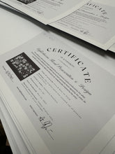 Load image into Gallery viewer, Pressed flower large botanical print - 20" x 30" Fern & Rose Noir Symphony