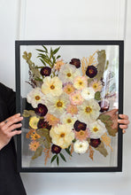 Load image into Gallery viewer, Custom Floral Preservation, Framed Pressed Flowers, Wedding Flowers Keepsake