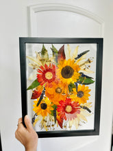 Load image into Gallery viewer, Custom Floral Preservation, Framed Pressed Flowers, Wedding Flowers Keepsake