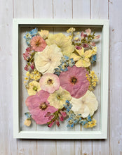 Load image into Gallery viewer, White 11"x14" Rectangular Frame Custom Floral Preservation