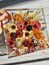 Load image into Gallery viewer, Custom Floral Resin Slabs - Bridal Bouquets, Memorial Flowers, dried flower preservation