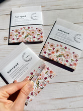 Load image into Gallery viewer, Pink Cosmos Floral Notepad