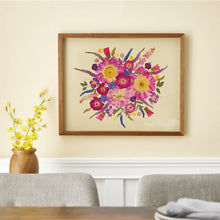Load image into Gallery viewer, Walnut 16"x20" Rectangular Frame Custom Floral Preservation