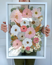 Load image into Gallery viewer, Custom Floral Preservation, Framed Pressed Flowers, Wedding Flowers Keepsake