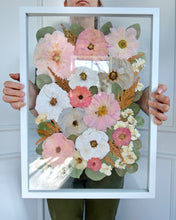 Load image into Gallery viewer, White 16&quot;x20&quot; Rectangular Frame Custom Floral Preservation