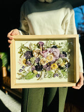 Load image into Gallery viewer, Floral Preservation Shadowbox frame, custom preservation