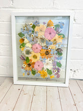 Load image into Gallery viewer, 12”x16” Rectangular Frame Custom Floral Preservation - Floating style