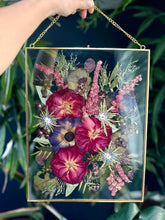 Load image into Gallery viewer, Golden 11&quot;x14&quot; Rectangular Frame Custom Floral Preservation