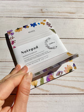 Load image into Gallery viewer, Notes Floral Notepad