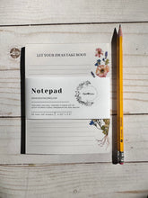 Load image into Gallery viewer, Ideas Take Root Floral Notepad