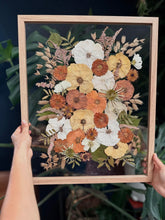 Load image into Gallery viewer, Light Oak 16&quot;x20&quot; Rectangular Frame Custom Floral Preservation