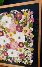 Load image into Gallery viewer, Walnut 16"x20" Rectangular Frame Custom Floral Preservation