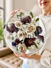 Load image into Gallery viewer, Custom Floral Resin Slabs - Bridal Bouquets, Memorial Flowers, dried flower preservation