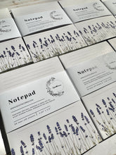 Load image into Gallery viewer, Lavender Floral Notepad