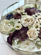 Load image into Gallery viewer, Custom Floral Resin Slabs - Bridal Bouquets, Memorial Flowers, dried flower preservation