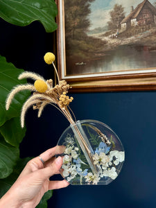 Custom Flower Preservation, Wedding Flower Art home Decor Functional resin and glass pieces