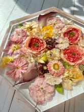 Load image into Gallery viewer, Custom Floral Resin Slabs - Bridal Bouquets, Memorial Flowers, dried flower preservation