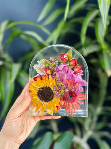 Custom Floral Resin Slabs - Bridal Bouquets, Memorial Flowers, dried flower preservation