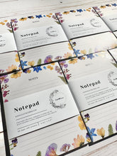Load image into Gallery viewer, Notes Floral Notepad