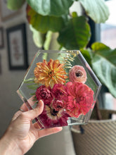 Load image into Gallery viewer, Custom Floral Resin Slabs - Bridal Bouquets, Memorial Flowers, dried flower preservation