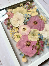 Load image into Gallery viewer, White 11"x14" Rectangular Frame Custom Floral Preservation