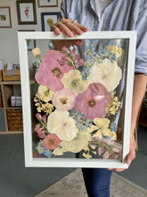 Load image into Gallery viewer, White 11"x14" Rectangular Frame Custom Floral Preservation
