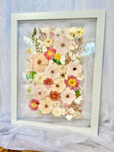 Load image into Gallery viewer, White 18&quot;x24&quot; Rectangular Frame Custom Floral Preservation