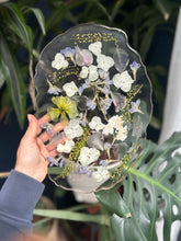 Load image into Gallery viewer, Custom Flower Preservation, Wedding Flower Art home Decor Functional resin and glass pieces