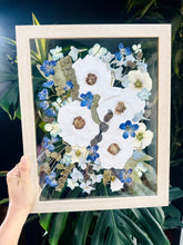 Load image into Gallery viewer, Light Oak 11&quot;x14&quot; Rectangular Frame Custom Floral Preservation
