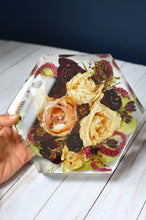 Load image into Gallery viewer, Custom Floral Resin Slabs - Bridal Bouquets, Memorial Flowers, dried flower preservation