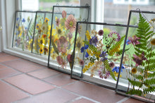 Load image into Gallery viewer, 8"x10" Metal Frame Custom Floral Preservation, Framed Pressed Flowers