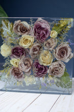 Load image into Gallery viewer, Custom Floral Resin Slabs - Bridal Bouquets, Memorial Flowers, dried flower preservation