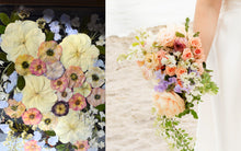 Load image into Gallery viewer, Walnut 16"x20" Rectangular Frame Custom Floral Preservation