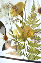 Load image into Gallery viewer, 8"x10" Metal Frame Custom Floral Preservation, Framed Pressed Flowers
