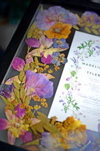 Load image into Gallery viewer, 12”x12" Square Frame Custom Floral Preservation - Natural Oak, White, Black
