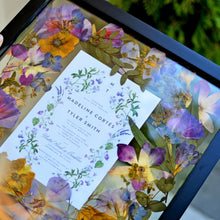 Load image into Gallery viewer, 12”x12" Square Frame Custom Floral Preservation - Natural Oak, White, Black