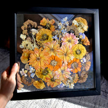 Load image into Gallery viewer, 12”x12" Square Frame Custom Floral Preservation - Natural Oak, White, Black