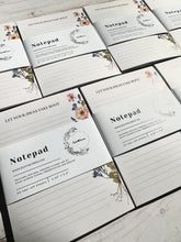 Load image into Gallery viewer, Ideas Take Root Floral Notepad