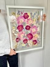 Load image into Gallery viewer, White 18&quot;x24&quot; Rectangular Frame Custom Floral Preservation