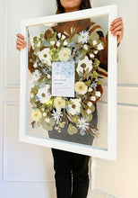 Load image into Gallery viewer, White 18&quot;x24&quot; Rectangular Frame Custom Floral Preservation