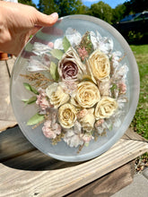 Load image into Gallery viewer, Custom Floral Resin Slabs - Bridal Bouquets, Memorial Flowers, dried flower preservation