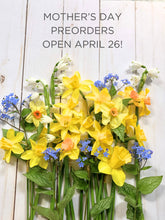 Load image into Gallery viewer, Mother’s Day Gift | Pressed Flower Frame – Handmade Botanical Art, pressed pansy, snowdrop, blue scilla